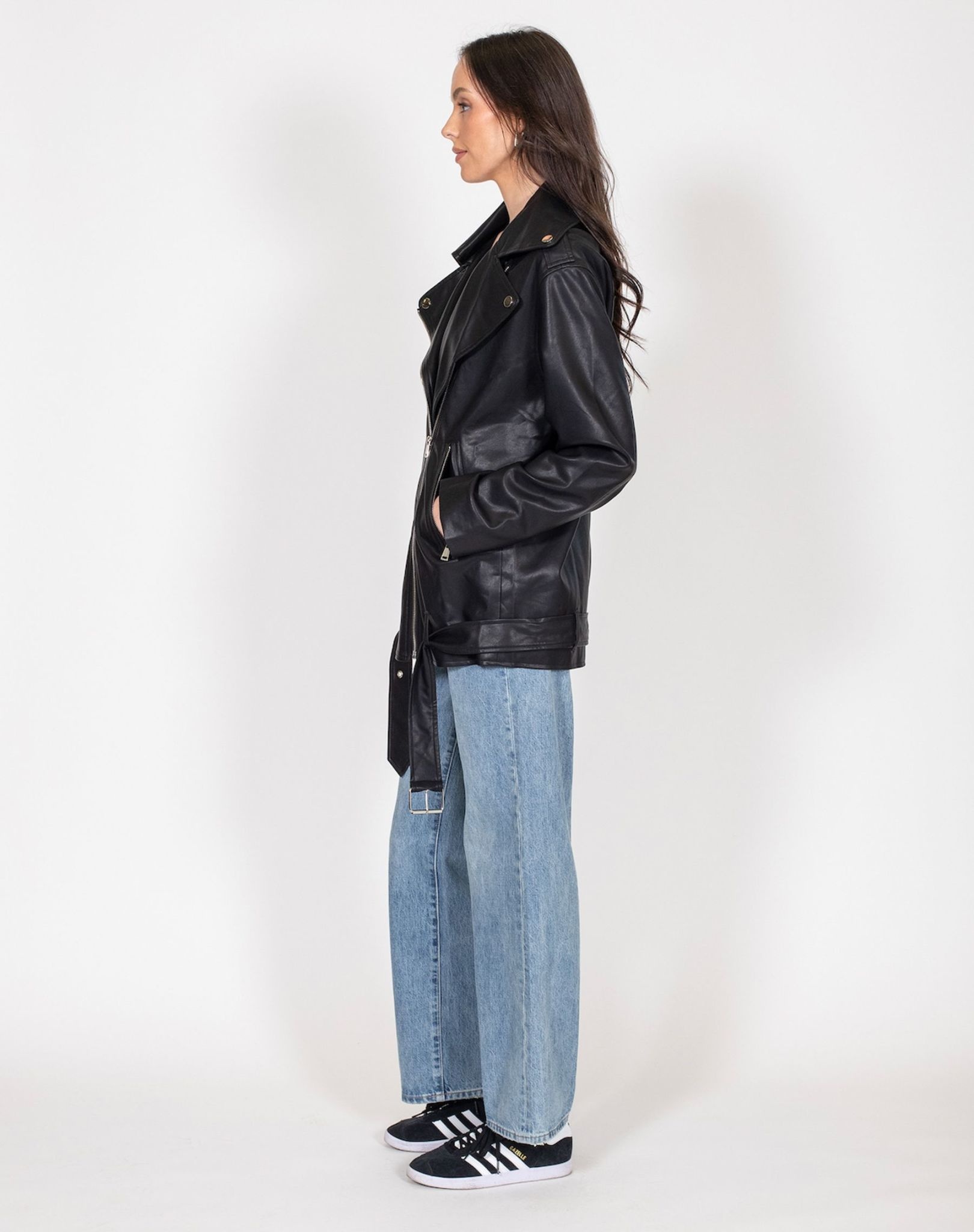 Brunette The Label Florence 2.0 Vegan Leather Jacket