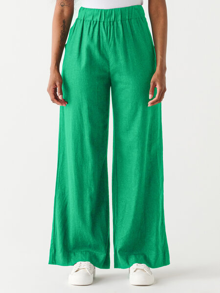 Dex Elastic Waist Wide Leg Pant