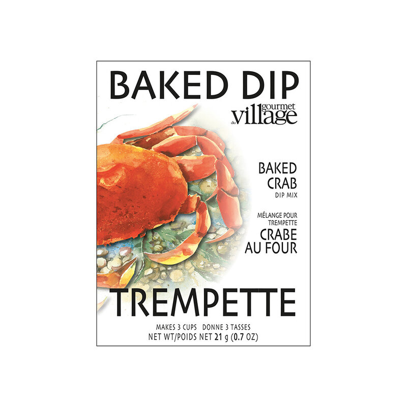 Gourmet Du Village Dip Recipe Box Crab