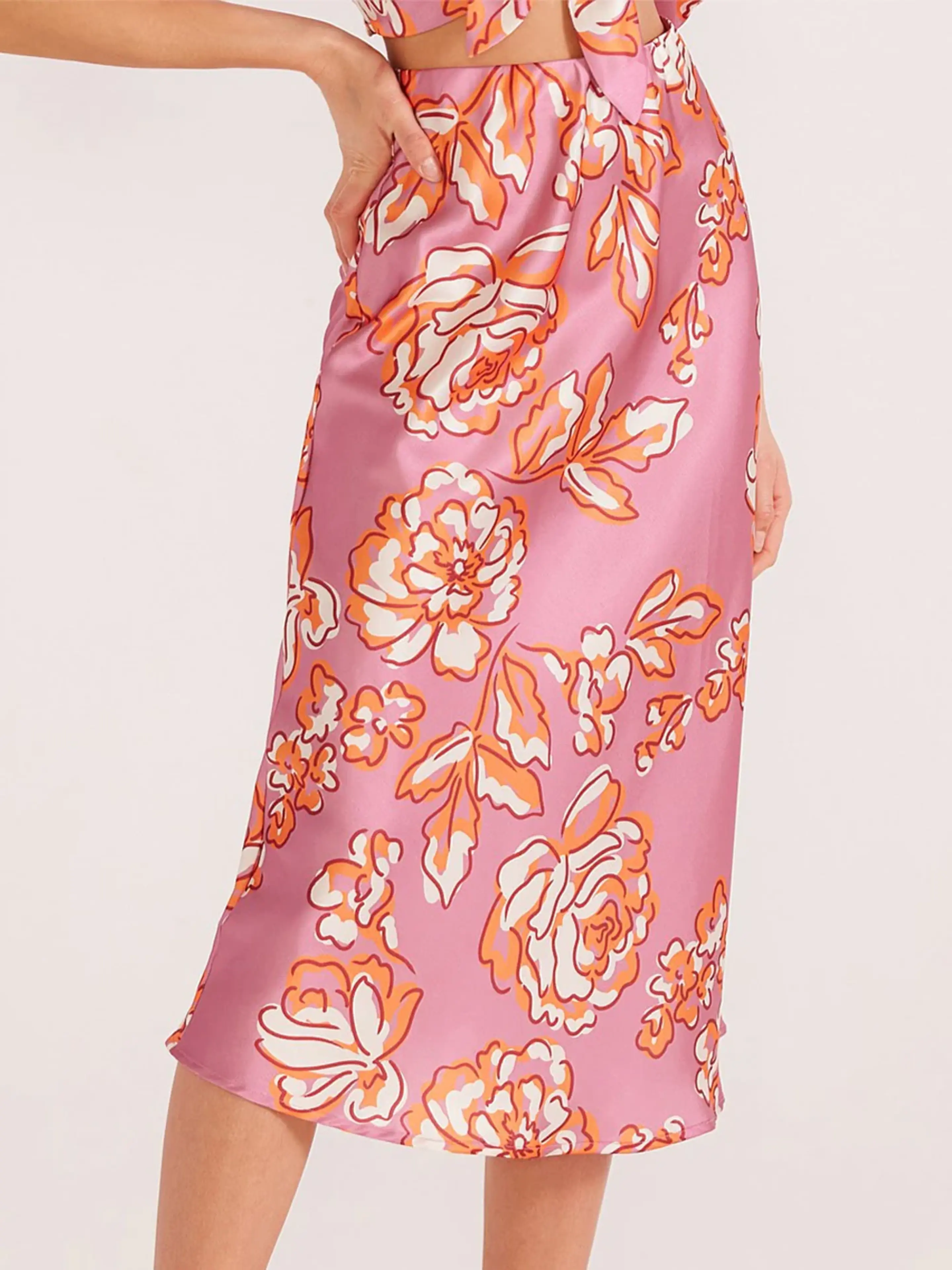 Mandevilla Bias Midi Skirt Dutch Growers Saskatoon