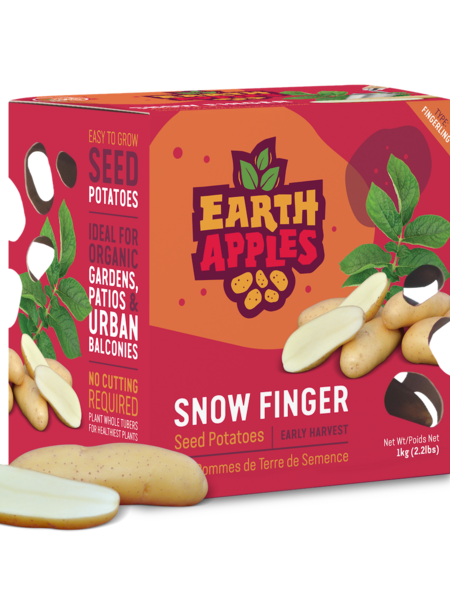 Earth Apples Snow Finger Seed Potatoes 1kg