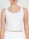 Brunette The Label Ribbed Fitted Tank Top