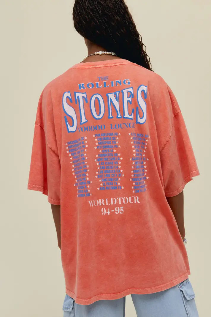 Daydreamer Rolling Stones World Tour 94-95 Oversized Tee