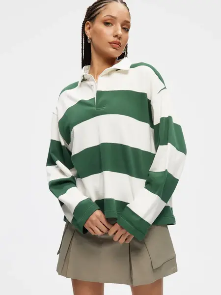 Kuwalla Cropped Rugby Shirt