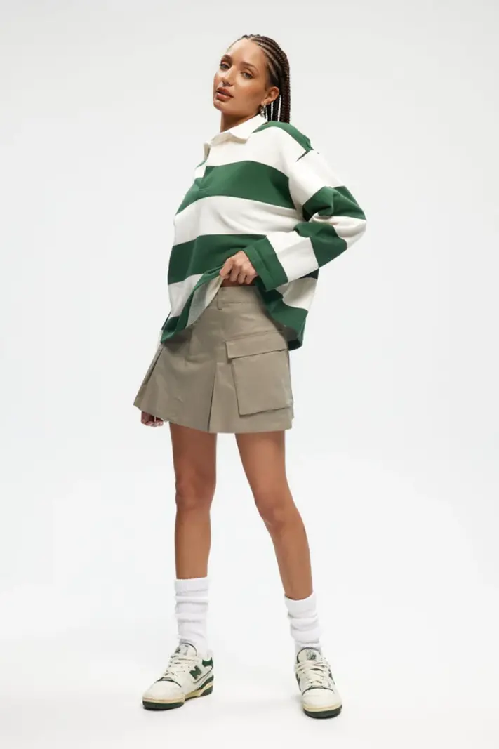 Kuwalla Cropped Rugby Shirt