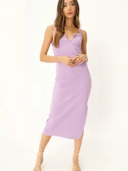 Project Social T Firecracker Notch Front Tank Dress