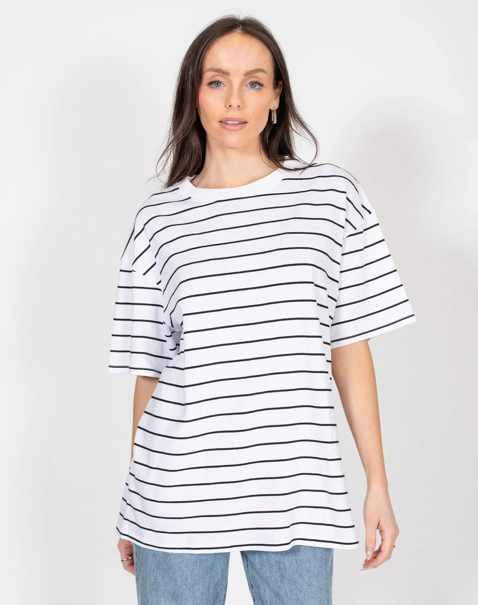 Brunette The Label Oversized Boxy Tee