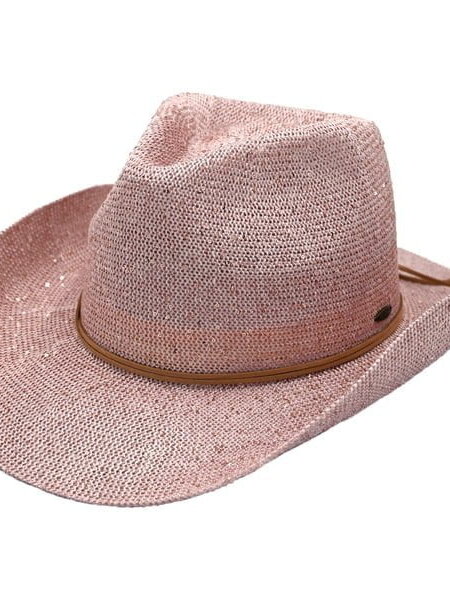 CC Cheveux Sequin Cowboy Hat