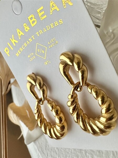 Pika & Bear Mafra Baroque Drop Earrings