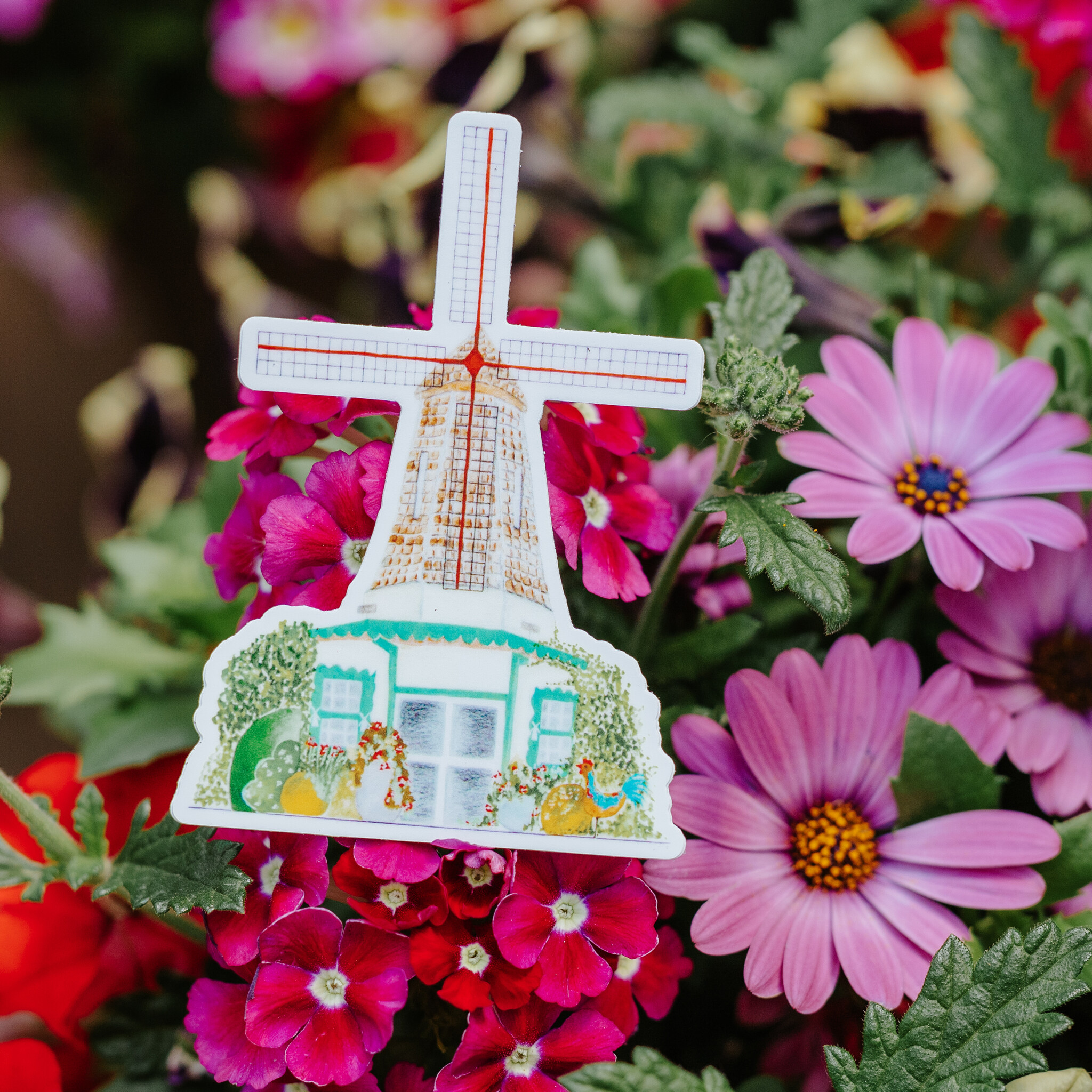 Dutch Growers Windmill Sticker