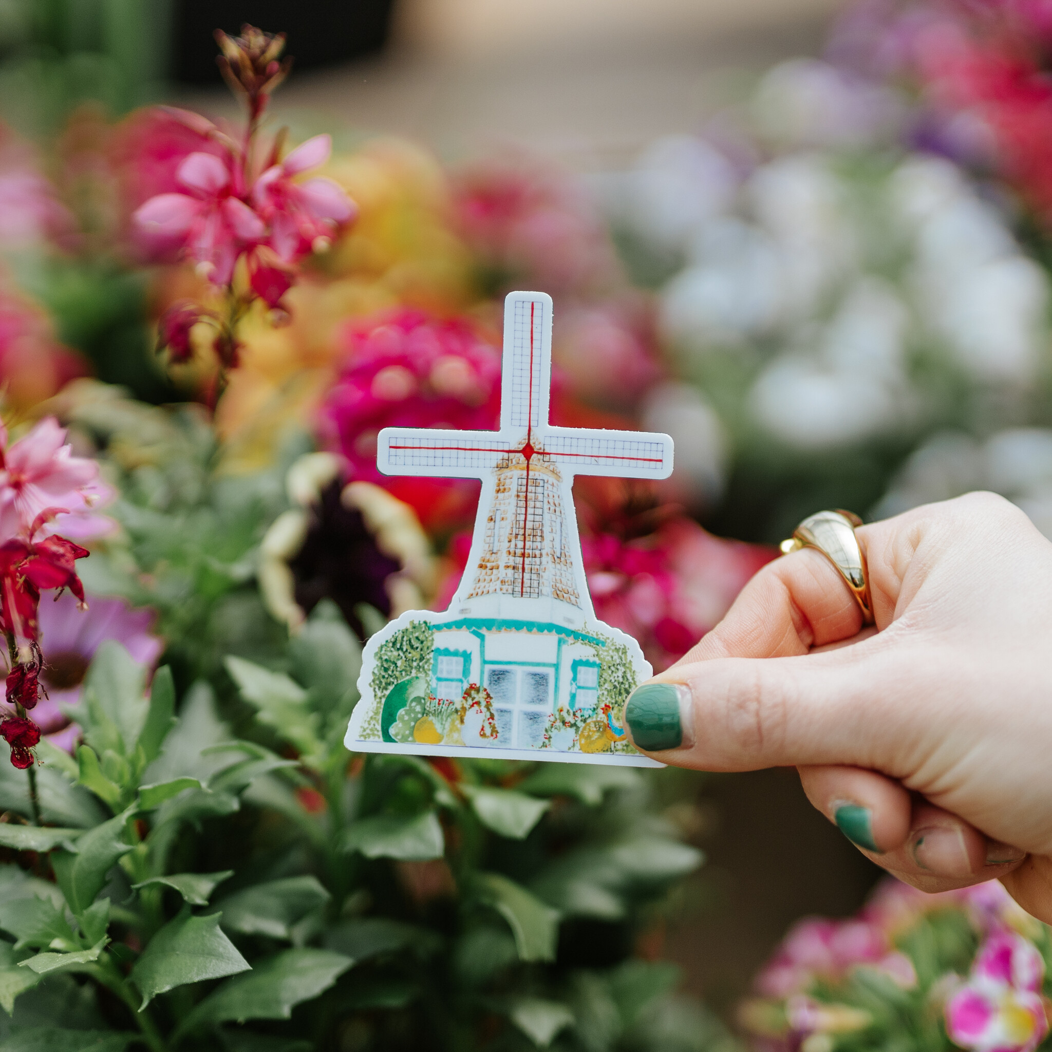 Dutch Growers Windmill Sticker