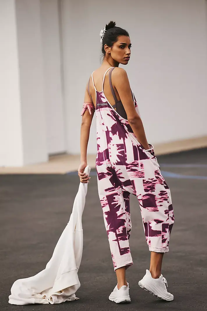 Free People Hot Shot Printed Onesie