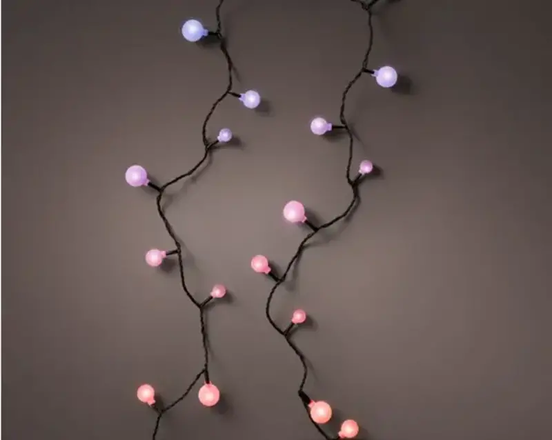 LED Cherry Lights 3 Sizes Color Changing 29ft-120L