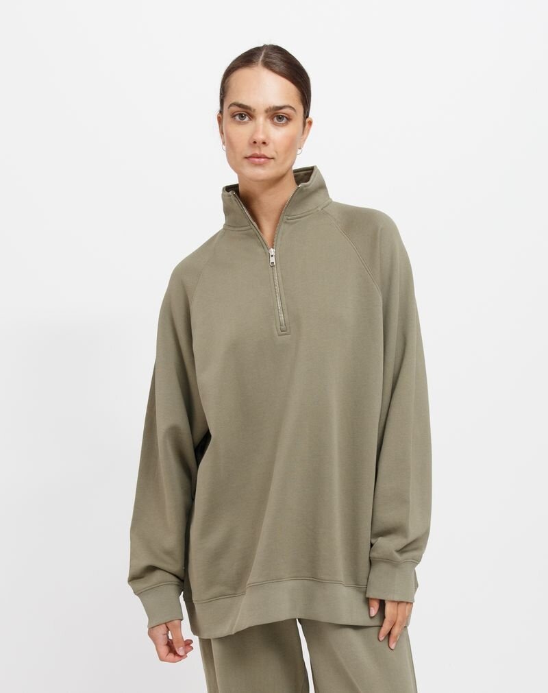 Brunette The Label Not Your Boyfriends 1/2 Zip