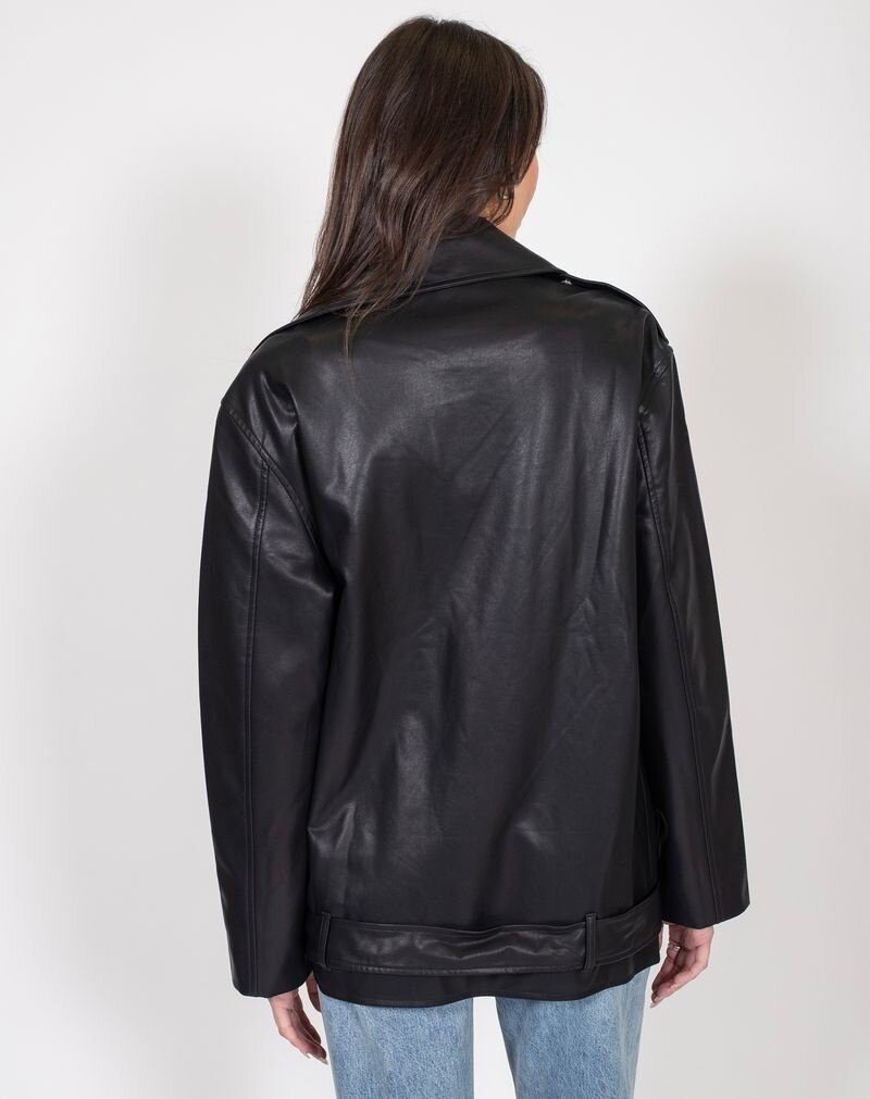 Brunette The Label The Florence 2.0 Vegan Leather Jacket