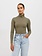 Brunette The Label Ribbed LS Turtle Neck