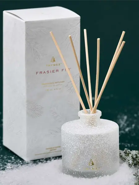 Thymes Flocked Petite Diffuser Frasier Fir 4oz