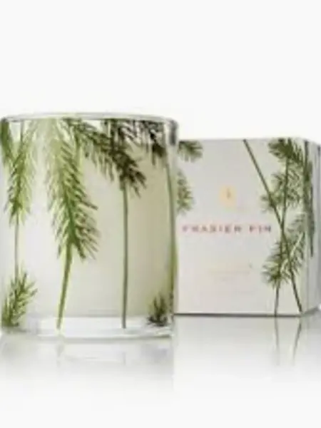 Thymes Poured Candle Pine Needle Design  Frasier Fir