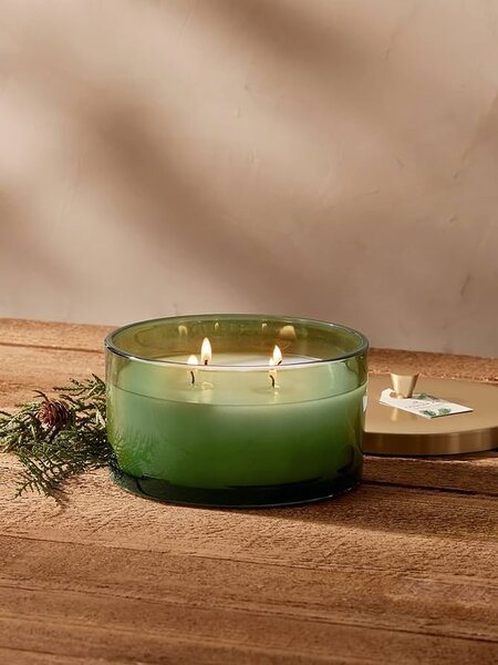 Thymes Frasier Fir Heritage Poured 4-Wick Candle 21oz