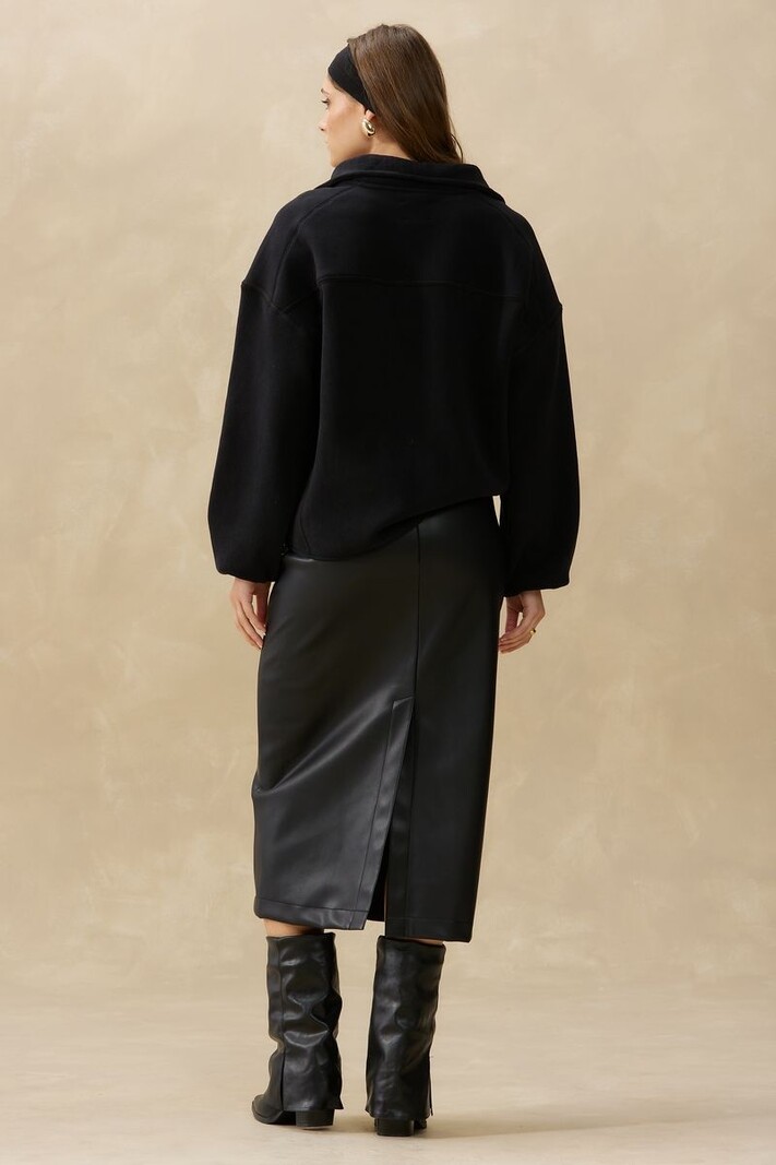 Kuwalla Polar Leather Zipup