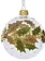 Transparent Bauble with Holly Leaves