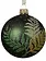 Glitter Foliage Matte Bauble