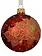 Poinsettia Shiny Bauble Christmas Red
