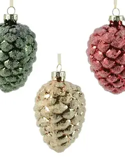 Glass Pinecone