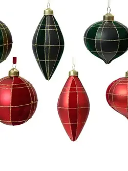 Velvet Plaid Bauble