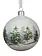 Glitter Forest Bauble Winter White