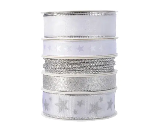 Silver Star Ribbon Assorted