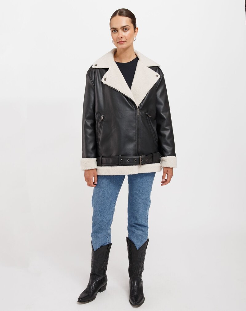Brunette The Label Florence 2.0 VL Jacket Faux Shearling