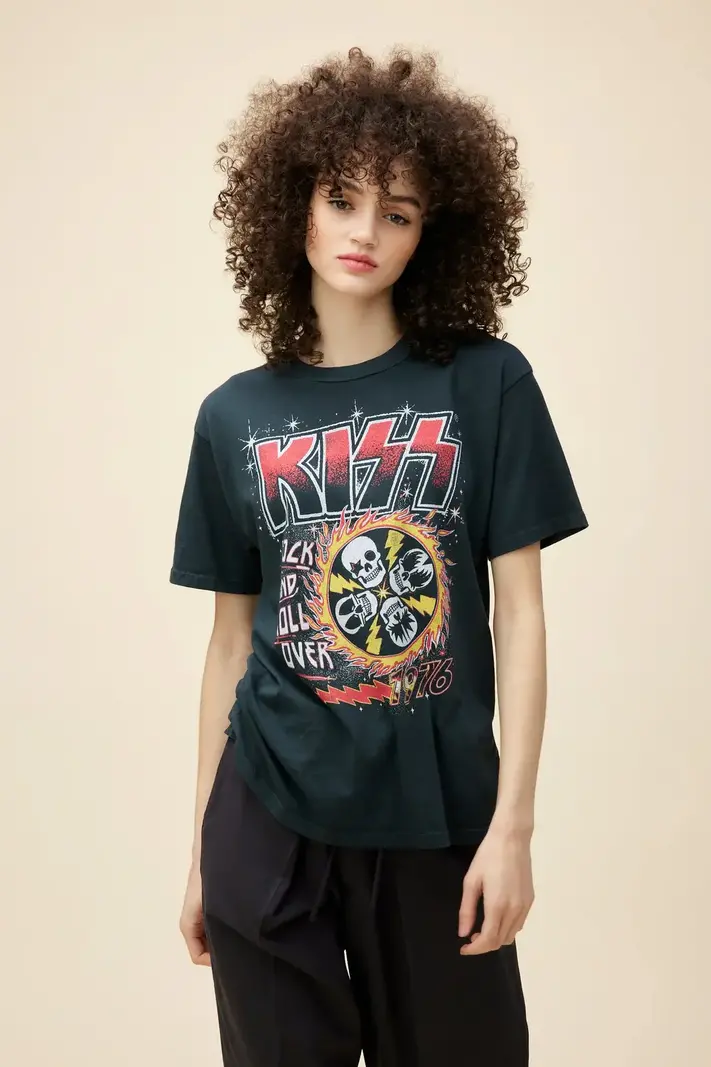 Daydreamer Kiss Rock and Roll Over Weekend Tee