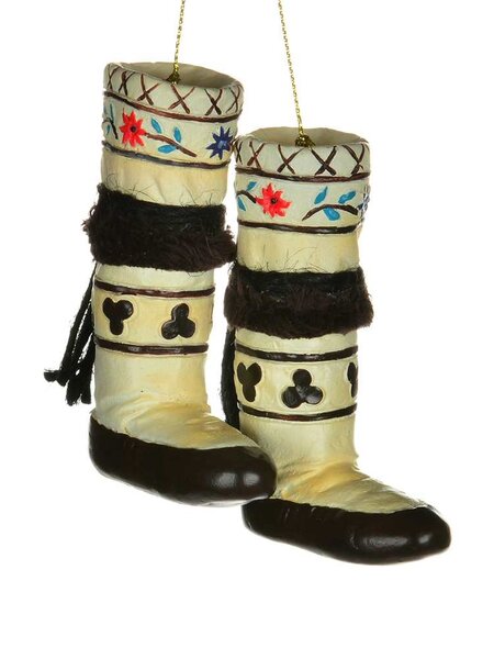 Christmas Tradition Pair of Mukluks Ornament