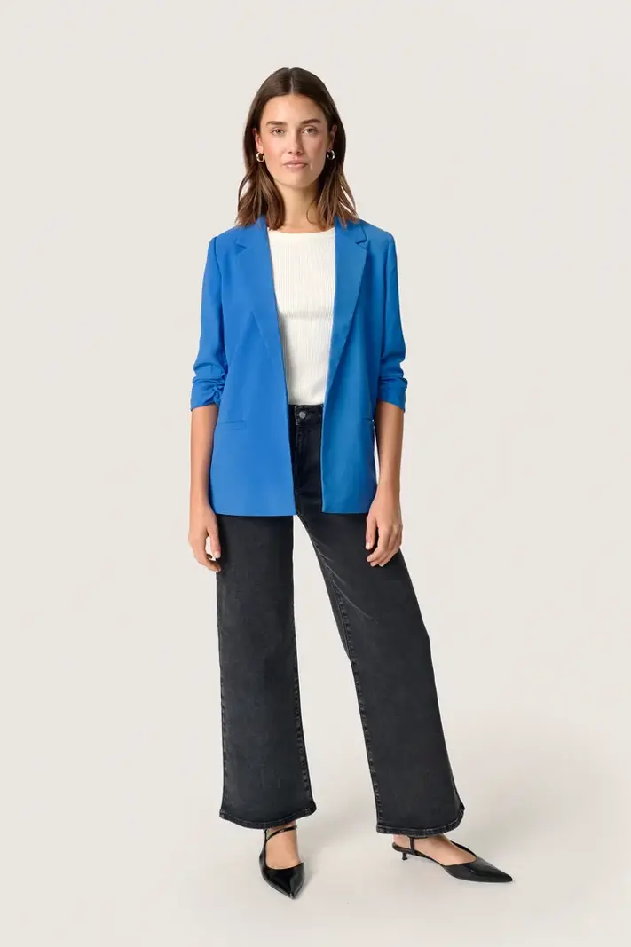 Soaked in Luxury Shirley Blazer 3/4 Sleeve
