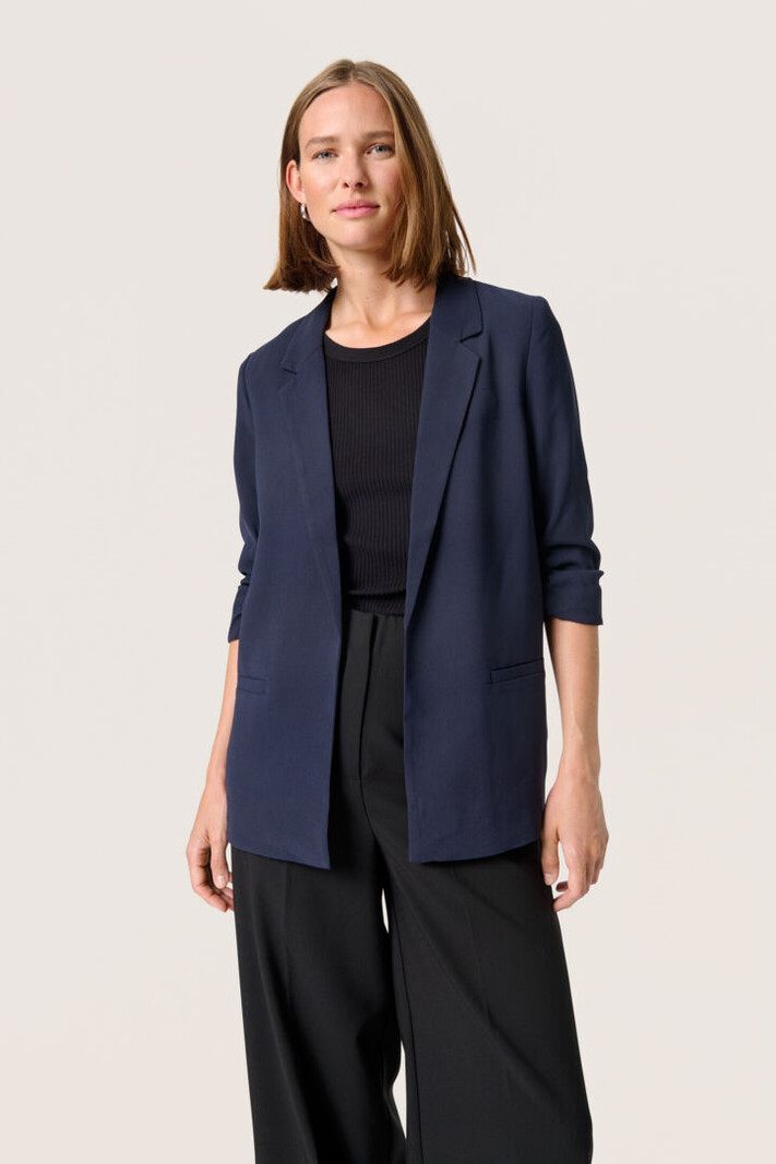 Soaked in Luxury Shirley Blazer 3/4 Sleeve