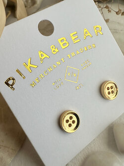 Pika & Bear Notion Button Studs