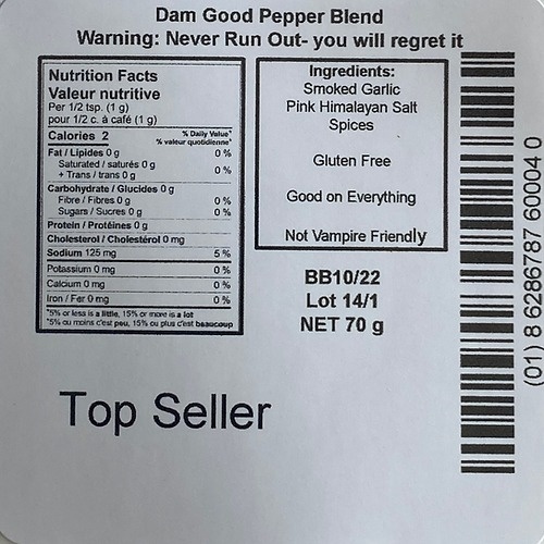 Garlic Pepper Blend 70g