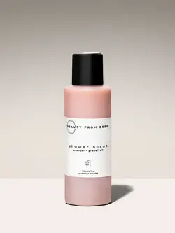 Beauty From Bees Shower Scrub Lavender & Grapefruit 120ml/4oz