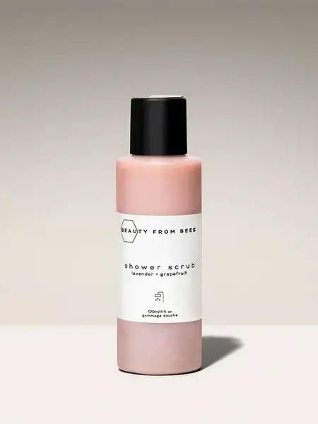 Beauty From Bees Shower Scrub Lavender & Grapefruit 120ml/4oz