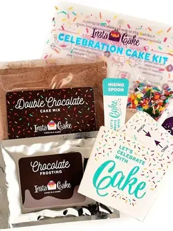 InstaCake Celebration Cake Mix Kit