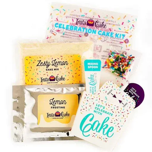 InstaCake Celebration Cake Mix Kit