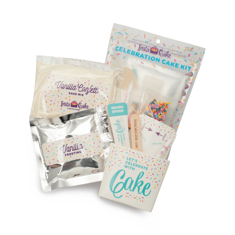 InstaCake Celebration Cake Mix Kit