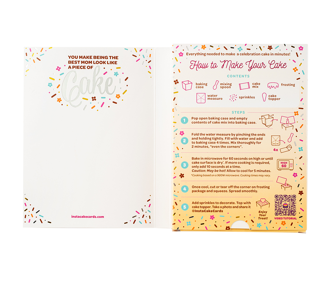 InstaCake Mother's Day Cake Card
