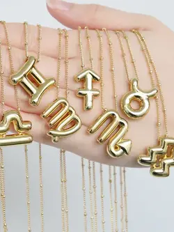 Dutch Growers Zodiac Balloon Pendant Necklace