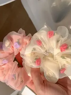 Hair Tie Pastoral Flower