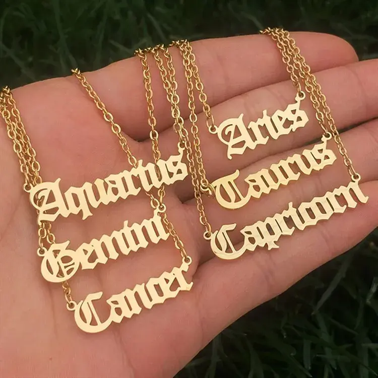 Dutch Growers Constellation Word Necklace