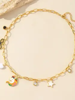 Dutch Growers Pendant Charm Necklace Unicorn