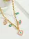 Dutch Growers Pink Heart Charm Necklace