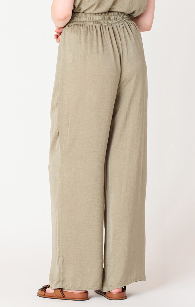 Black Tape High Waist Flowy Wide Leg Pant